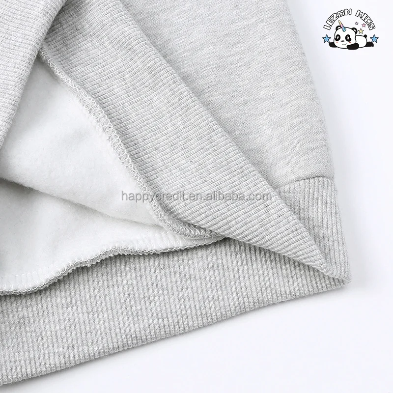 LEZONKIDS - Atacado Casual Luxo Personalizar logotipo Fleece Sweatsuit Shorts Conjunto de Roupas para Crianças Meninos e Meninas